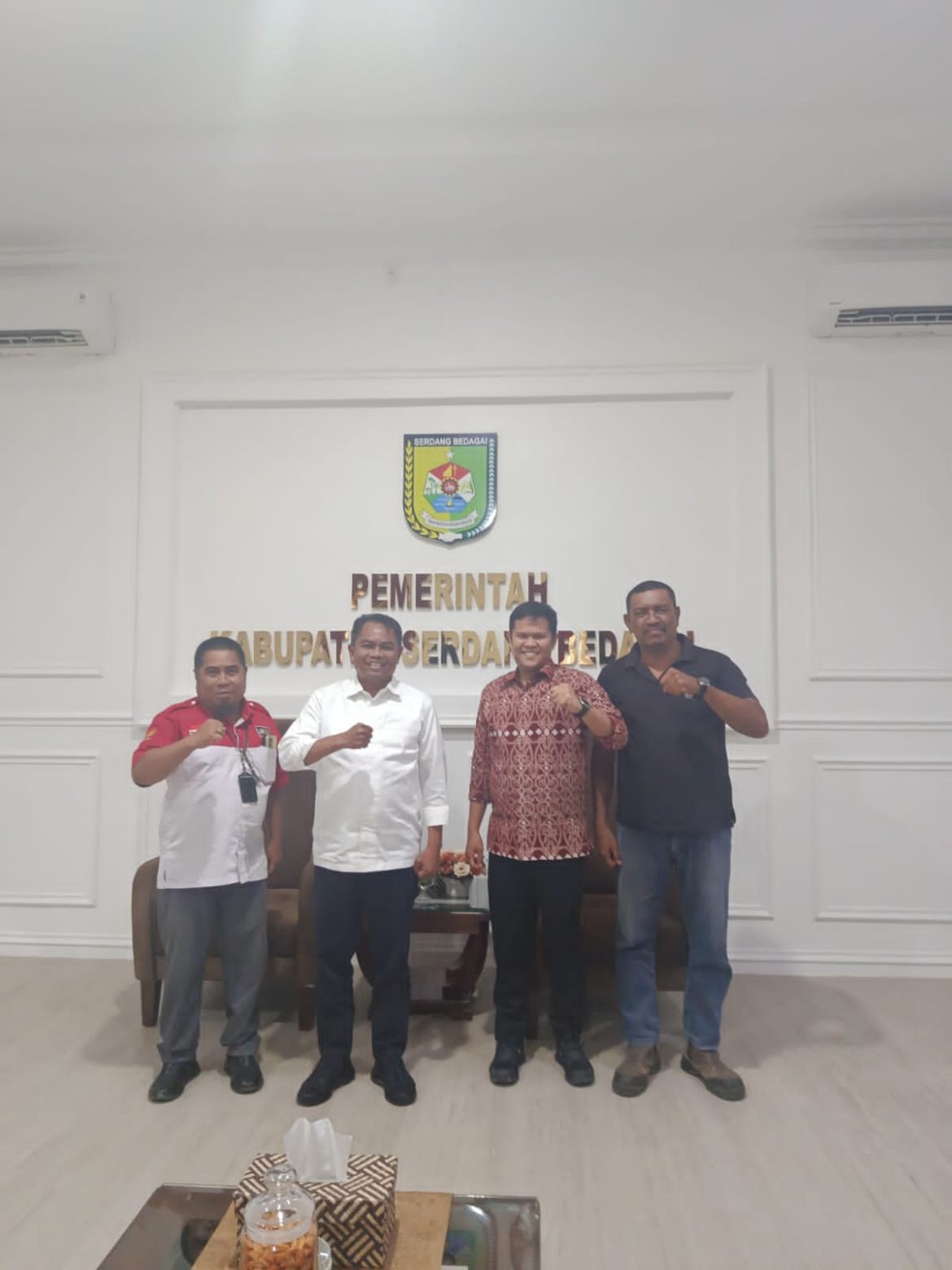 Bupati dan Wakil Bupati Sergai Terima Silaturahmi LIRA Bahas Pembangunan Daerah