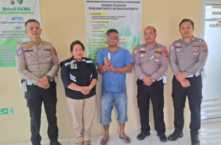 Sat Lantas Polres Toba Mengamankan Supir Truk Penyebab Kecelakaan Maut di Desa Sitoluama