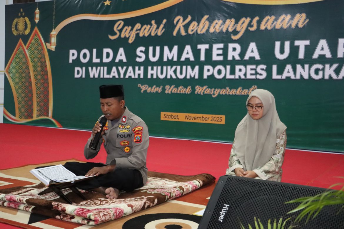 Safari Kebangsaan, Polda sumut di Wilayah Hukum Polres Langkat Ajak Masyarakat Perkuat Sinergi Jaga Kamtibmas.