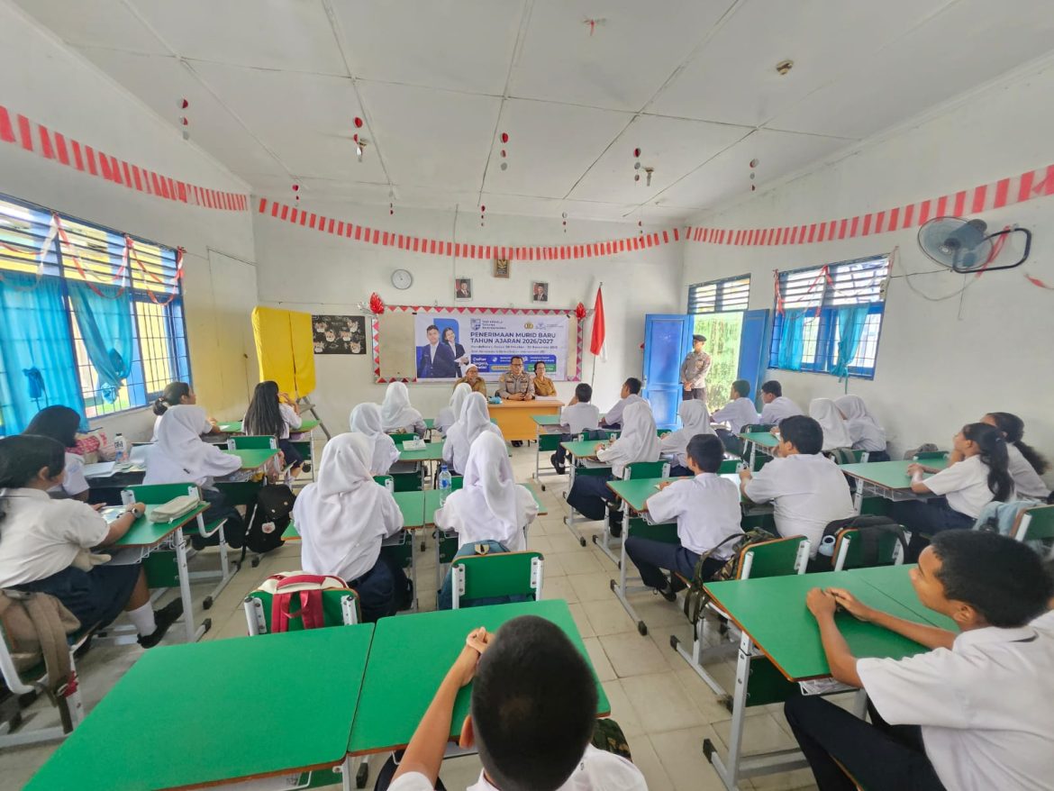 Sosialisasi Pendaftaran SMA Kemala Taruna Bhayangkara di Kabupaten Langkat.