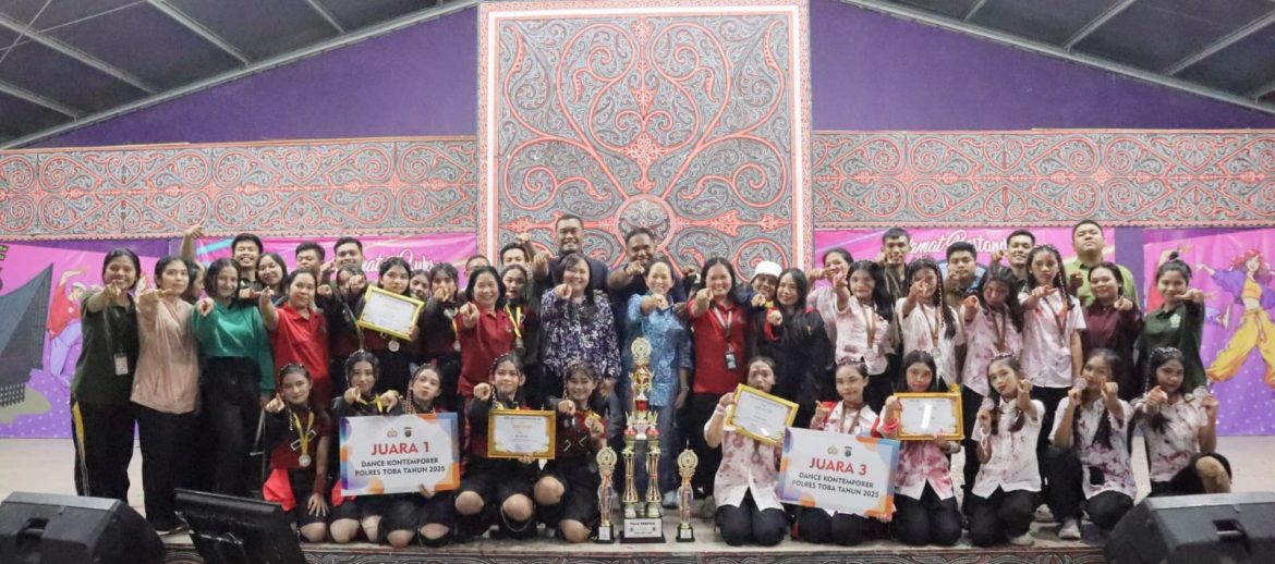 Dance Kontemporer Kapolres 2025 Sukses Digelar, Polres Toba Perkuat Sinergi dengan Pemerintah dan Masyarakat
