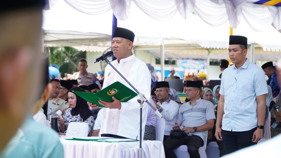 Bupati Langkat Lepas Pawai Taaruf dan Lantik Dewan Hakim MTQ ke-58 di Sawit Seberang