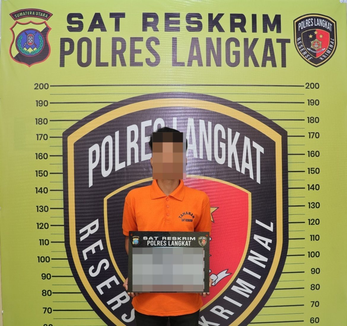 Sat Reskrim Polres Langkat Berhasil Ungkap Kasus Pemerasan, Kapolres Tegaskan Tidak Ada Ruang bagi Pelaku Intimidasi.