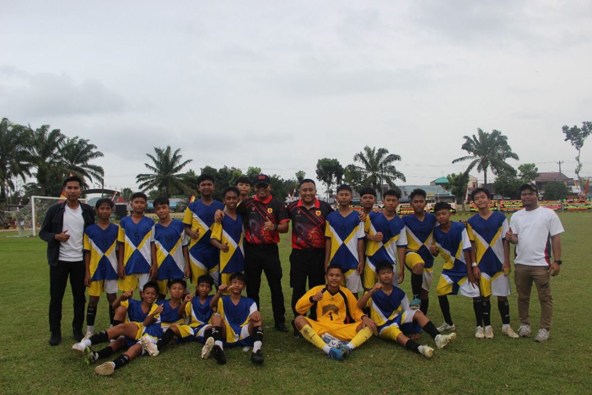 Turnamen Sepak Bola Pelajar Meriahkan HUT Ke-80 Korps Brimob Polri di Tebing Tinggi