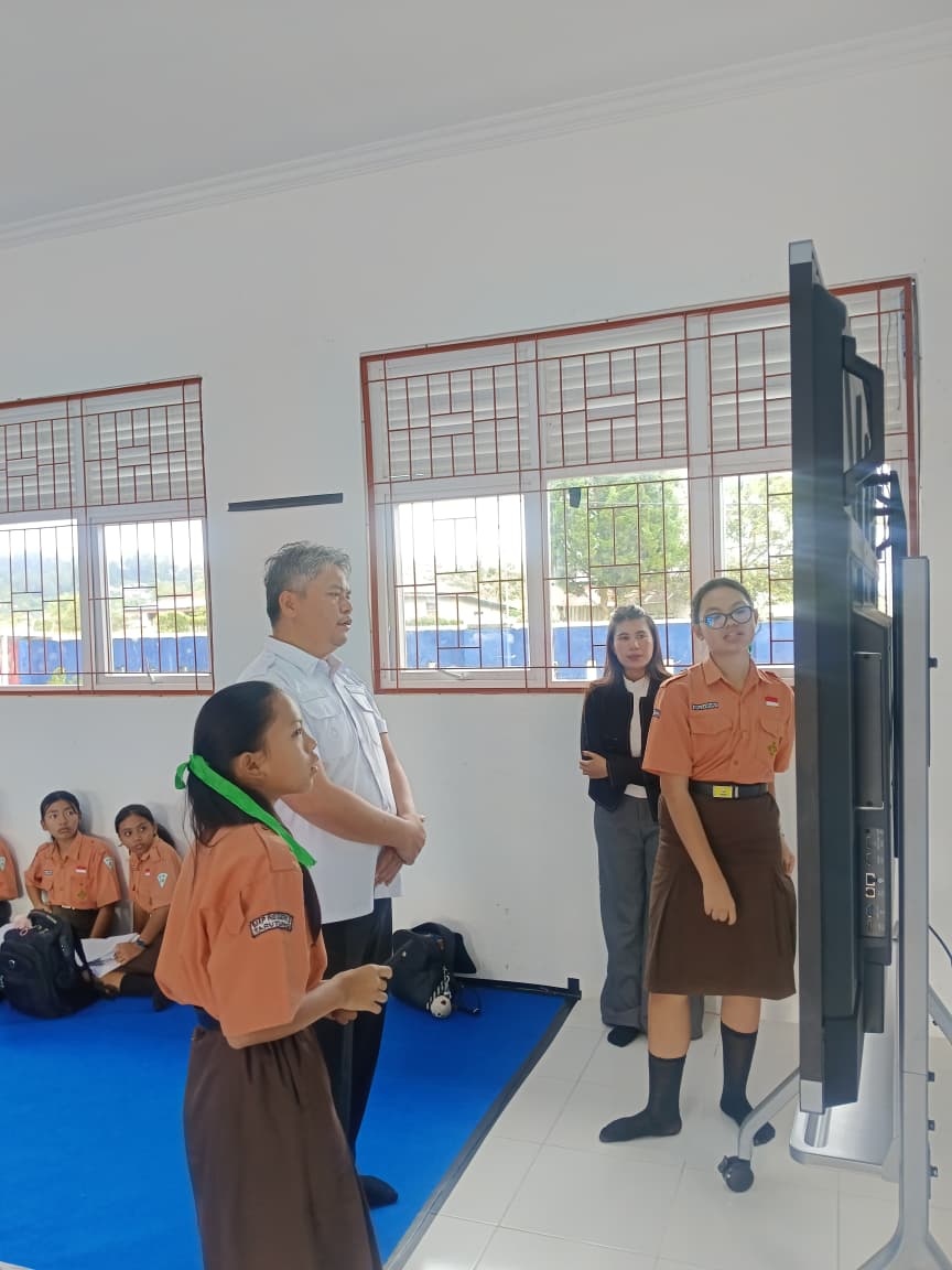 Wakil Bupati Tapanuli Utara Tinjau Pelaksanaan Seleksi Kelas Unggulan SMP Negeri 3 Tarutung