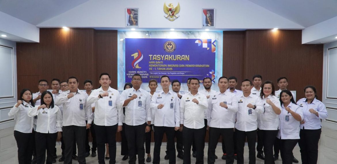 Rutan Kelas I Medan Turut Sukseskan Peringatan Hari Bakti Ke-1 Kementerian Imigrasi dan Pemasyarakatan