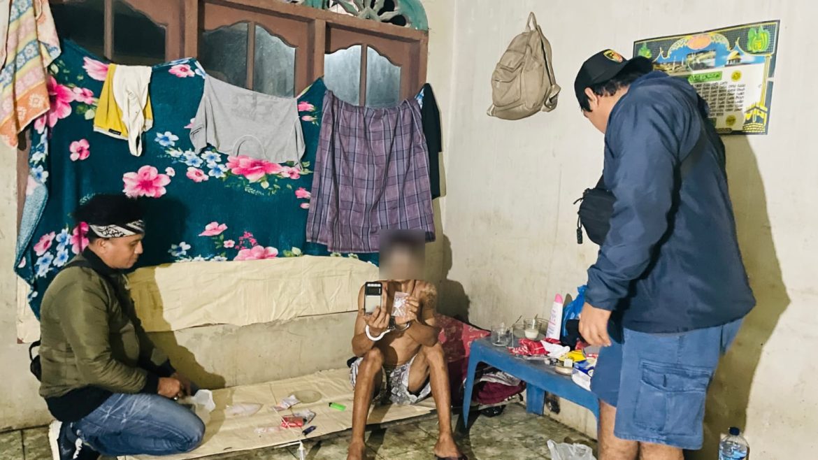 Respon Cepat Laporan Warga, Polsek Salapian Diduga Pelaku Tindak Pidana Narkotika.