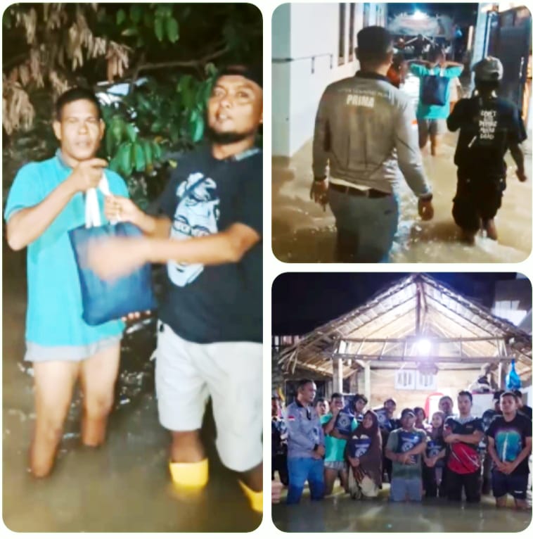 Rutan Tanjung Pura Salurkan Bantuan untuk Warga Terdampak Banjir