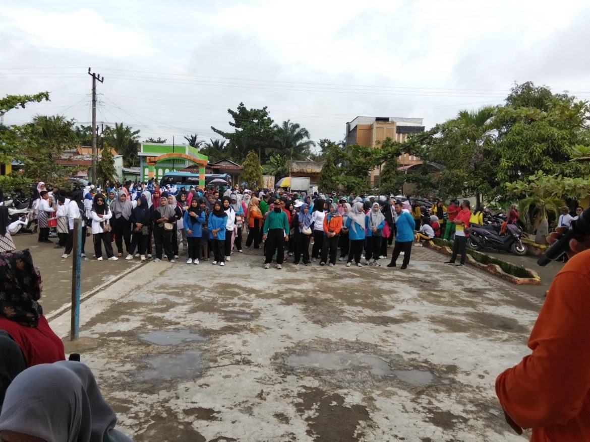 HUT PGRI KE-80 dan HGN Di Halaman SDN:050701 Kelurahan Hinai Kiri Kecamatan Secanggang.