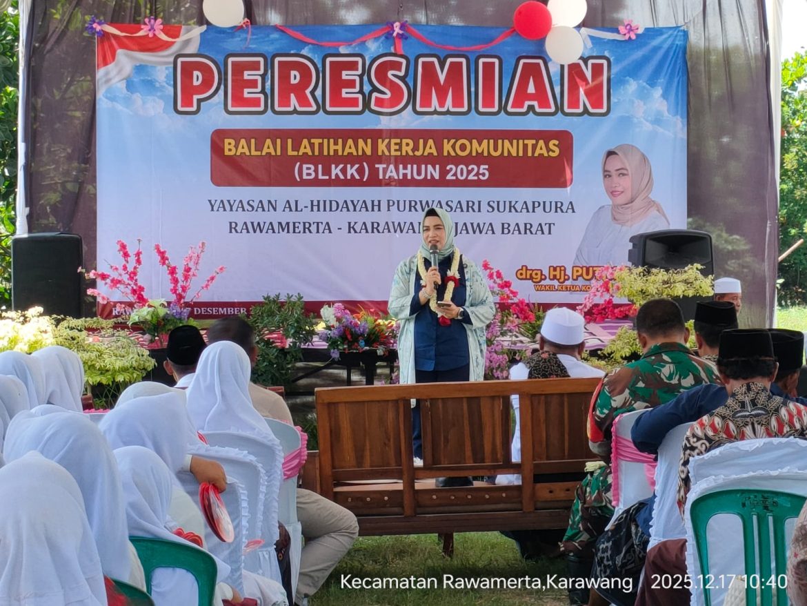 BLKK Yayasan Al-Hidayah Diresmikan, Putih Sari: Siapkan Tenaga Kerja Mandiri