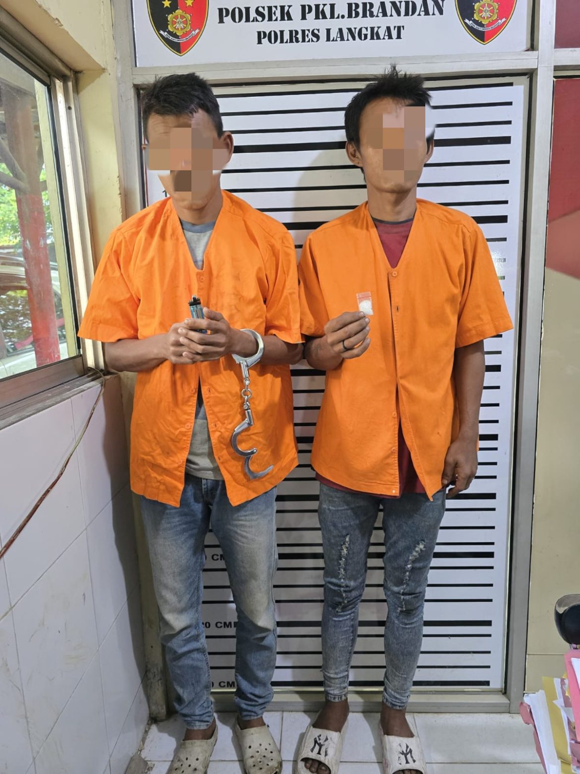 Kapolres Langkat Tegaskan Komitmen Berantas Narkotika, Dua Pelaku Diamankan di Pangkalan Brandan.