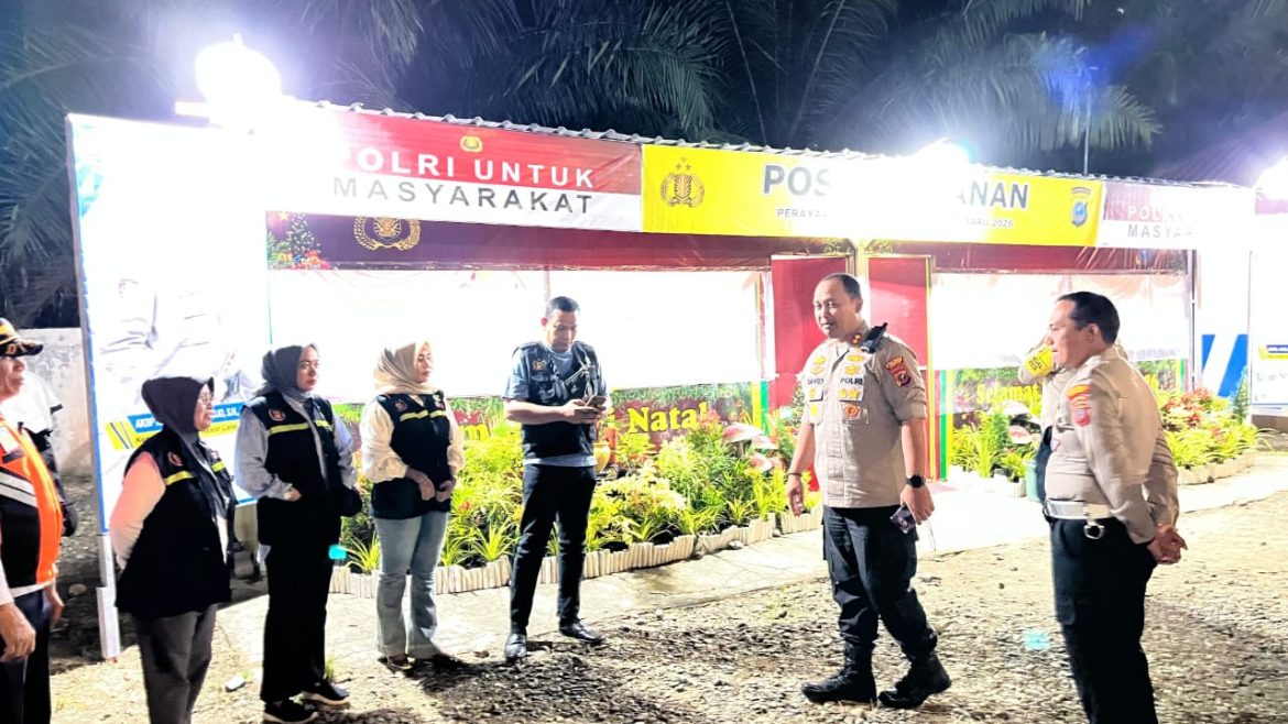 Pengecekan Kesiapan Pos Yan dan Pos Pam Operasi Lilin Toba 2025, Kapolres Langkat Pastikan Pelayanan Optimal bagi Masyarakat.