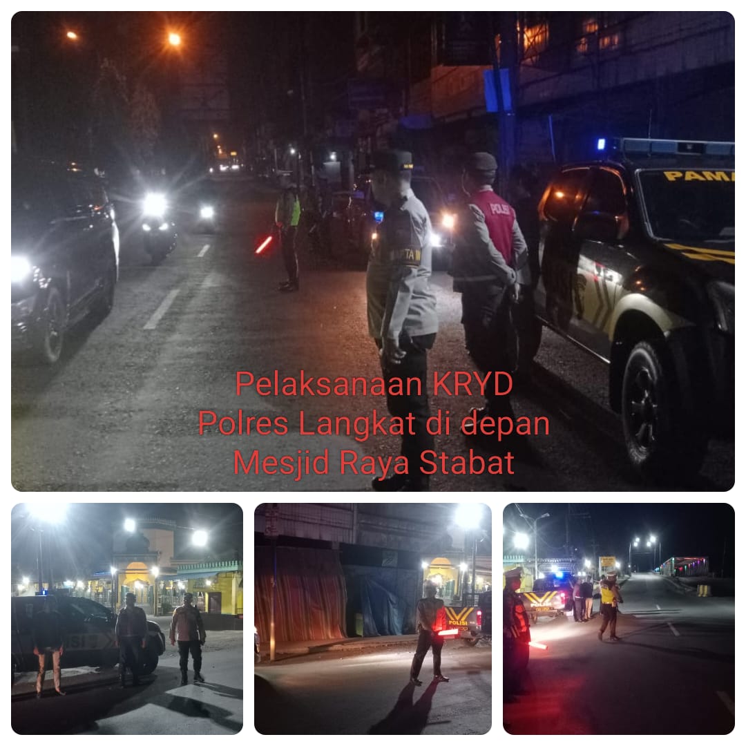 Polres Langkat Intensifkan KRYD, Antisipasi Geng Motor dan Balap Liar