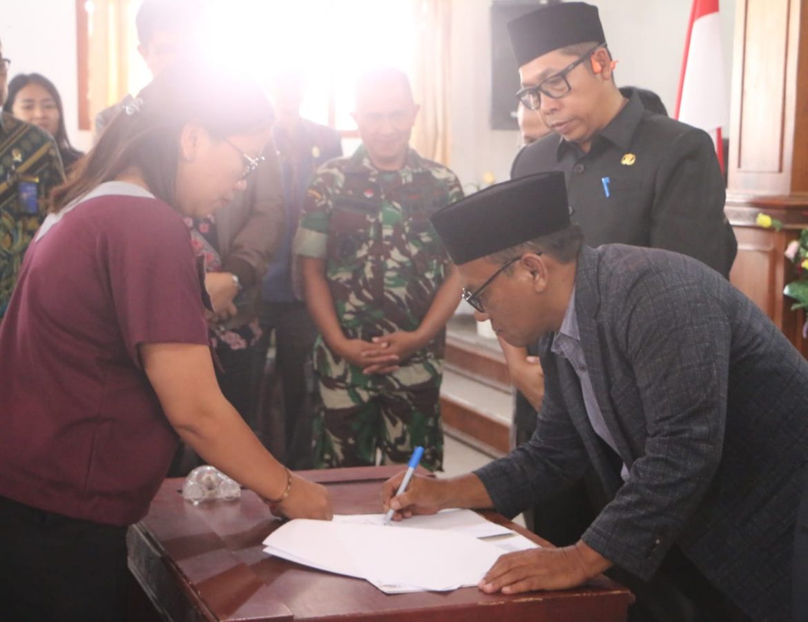 ‎Pemkab dan DPRD Taput Sepakati Alih Fungsi Lahan TPA untuk Hunian Tetap Pascabencana