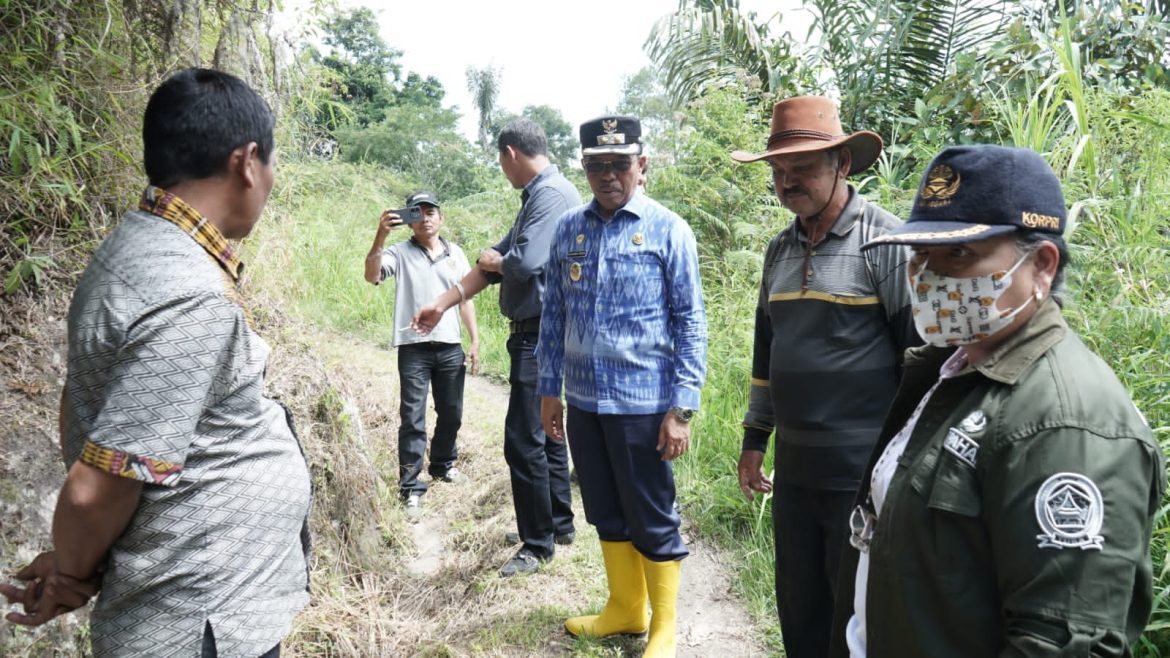 Warga Keluhkan Kondisi Irigasi dan Jalan Usaha Tani, Wabup Toba Turun Selesaikan Persoalan