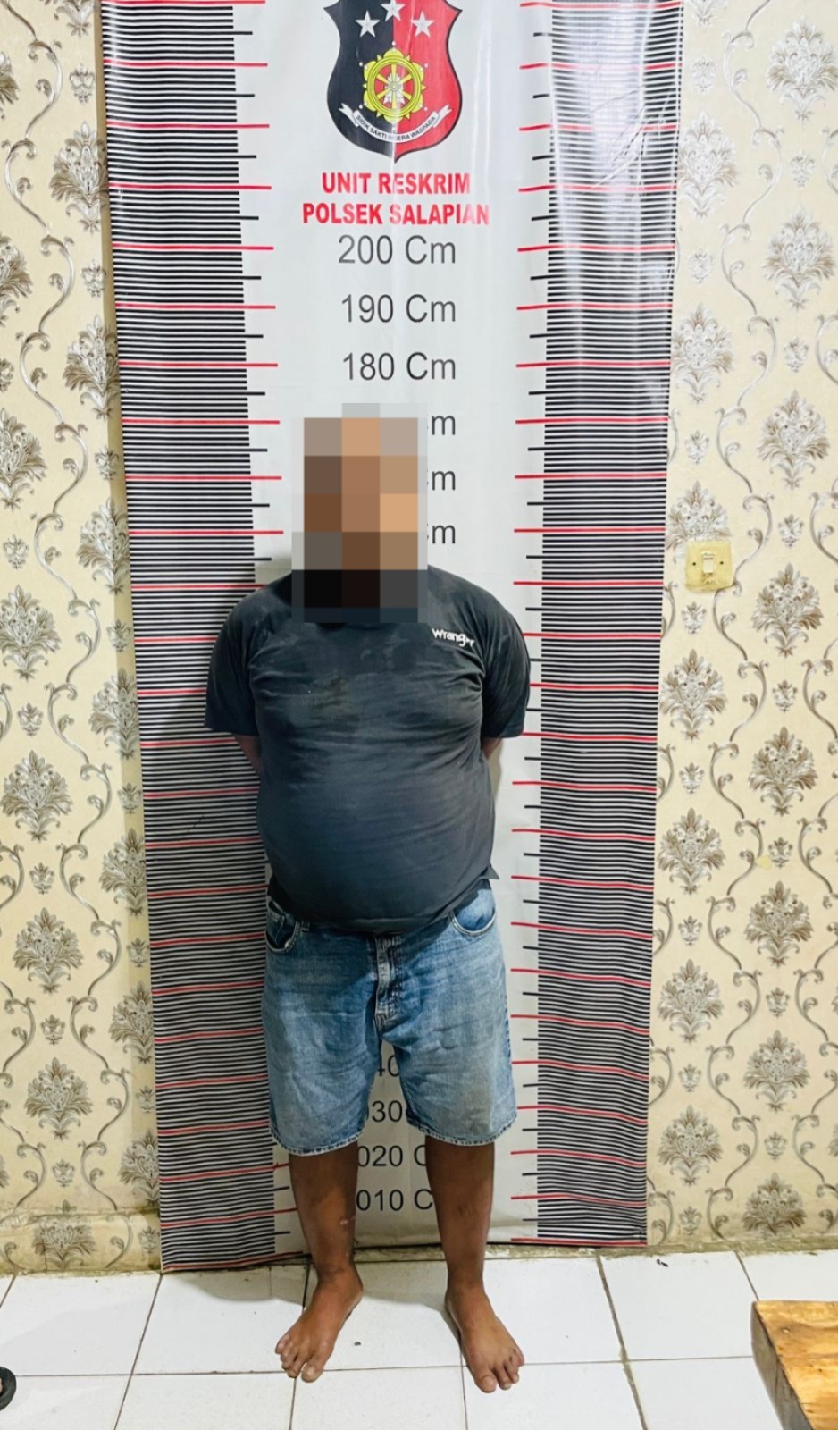 Unit Reskrim Polsek Salapian Ungkap Kasus Penganiayaan di Desa Ujung Teran.