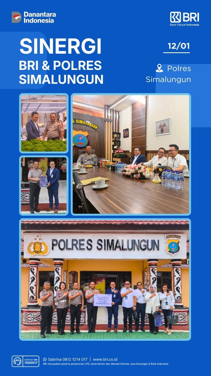Inovasi Layanan Informasi, BRI Pematangsiantar Gandeng Polres Simalungun