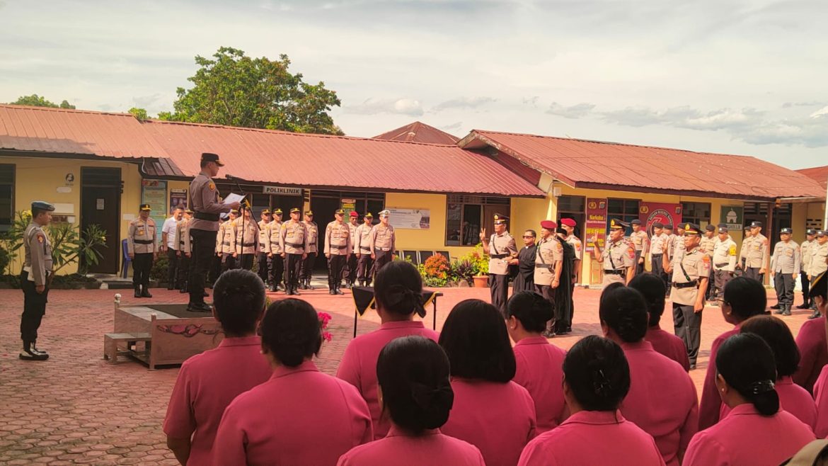 Sah Mutasi Sertijab dipolres Taput! Kasatreskrim Arifin Purba resmi menjabat Kasatnarkoba Polres Batubara