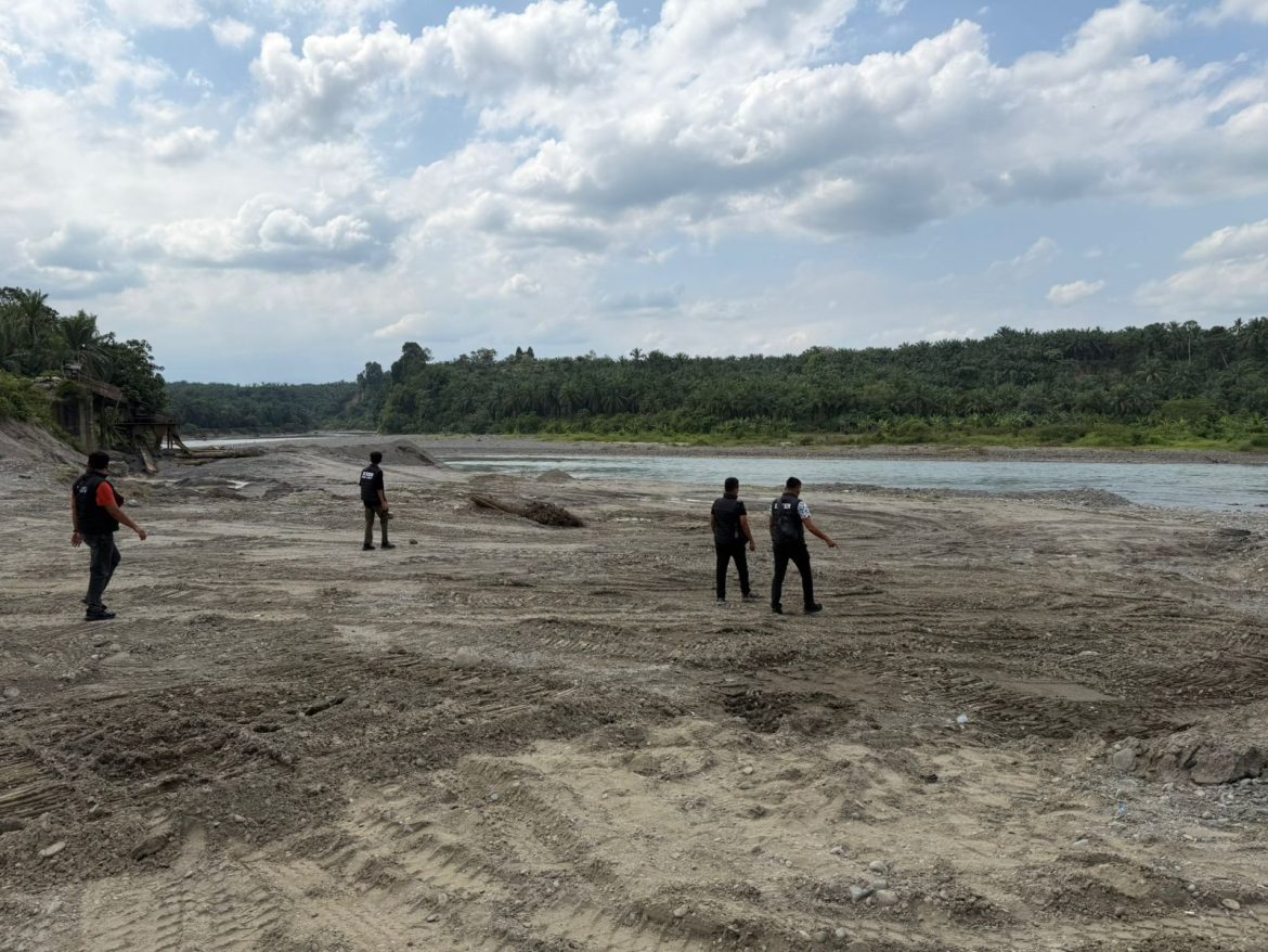 Polres Langkat Cek TKP Dugaan Galian C di Bahorok, Kapolsek Pastikan Tidak Ada Aktivitas Tambang.