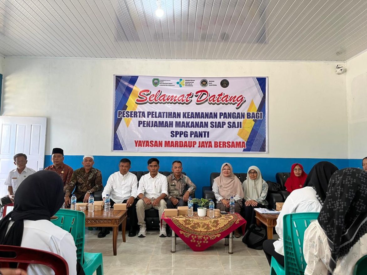 SPPG Kecamatan Panti Gelar Pelatihan Keamanan Pangan, 52 Penjamah Makanan Ikut Serta