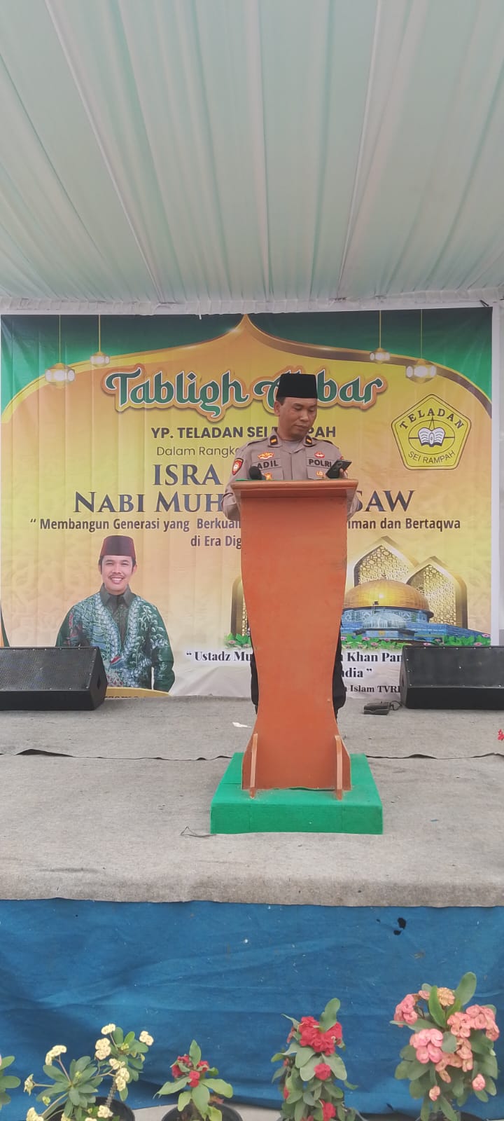 Peringatan Isra Mi’raj di Perguruan Teladan Sei Rampah  Penuh Khidmat Dan Ilai Toleransi.
