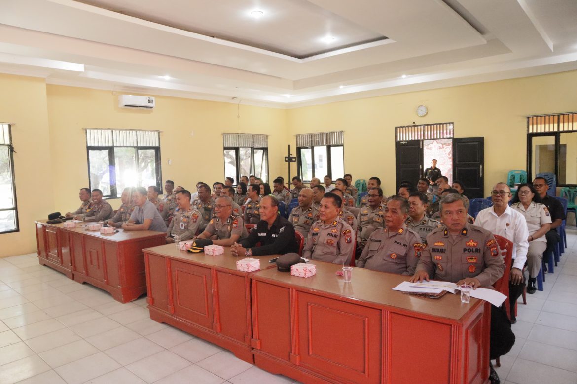Supervisi Biro SDM Polda Sumut di Polres Toba