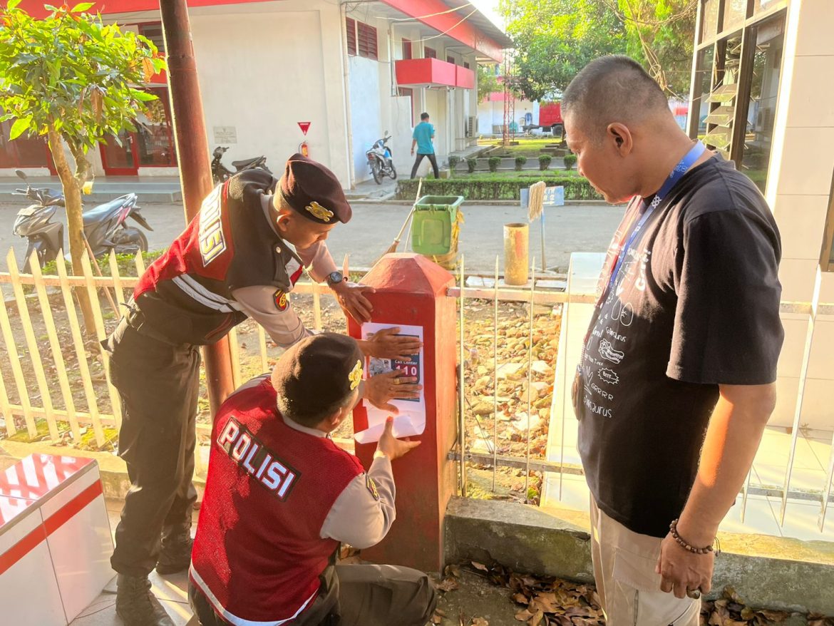 Sat Samapta Polres Langkat Gelar Patroli Blue Light dan Sosialisasi Call Center 110