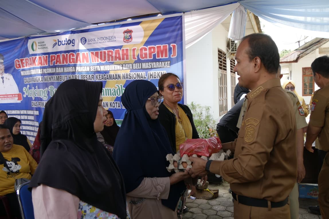 Jelang Ramadhan 2026, Wali Kota Tanjungbalai Monitoring Gerakan Pangan Murah
