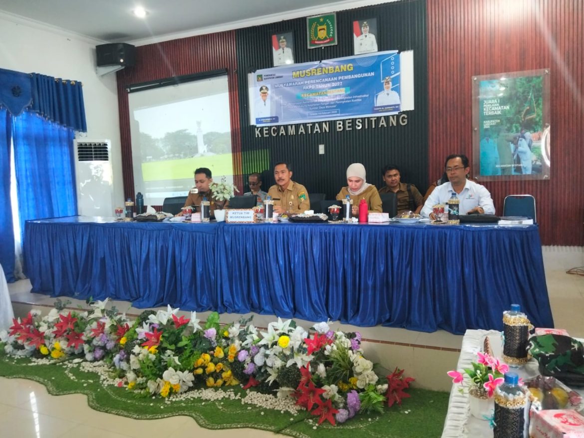 Bupati Langkat Resmi Buka Musrembang Kecamatan Besitang Tahun 2026.