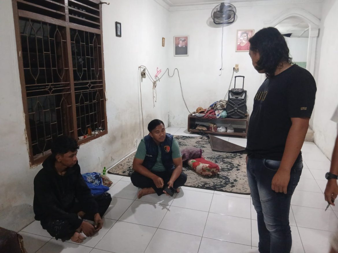 Pelaku Penggelapan Sepeda Motor milik Rental di Balige Berhasil Ditangkap Tim Jatanras Polres Toba di Kota Medan