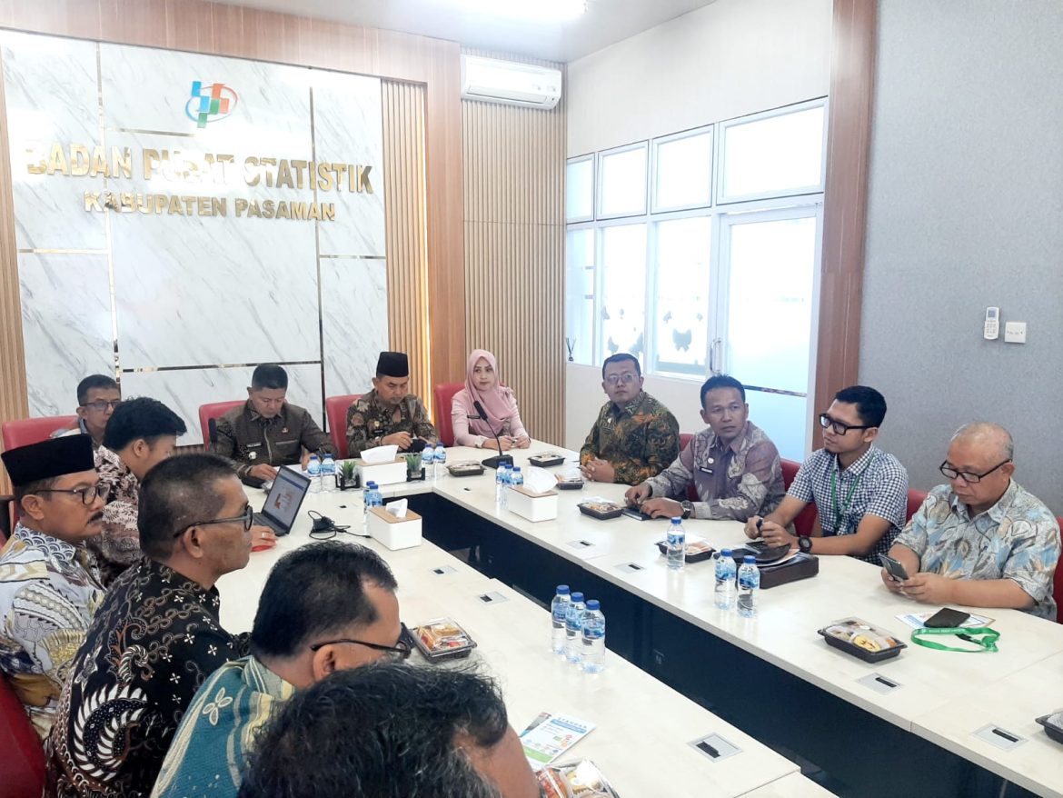 Bupati Pasaman Welly Suhery: “OPD jangan ngarang data” – sinergi BPS untuk data sektoral valid dan akurat