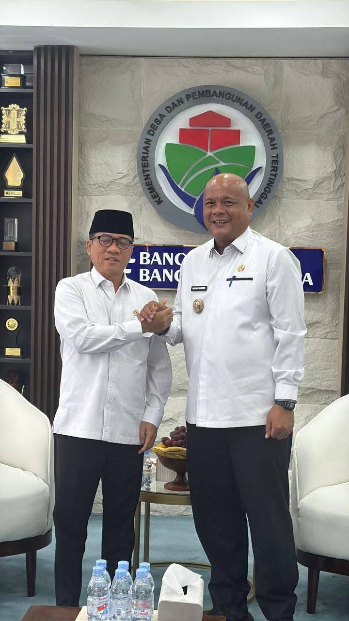 Bupati Nias Utara Audiensi dengan Mendes PDT, Perjuangkan Afirmasi Percepatan Pembangunan Desa