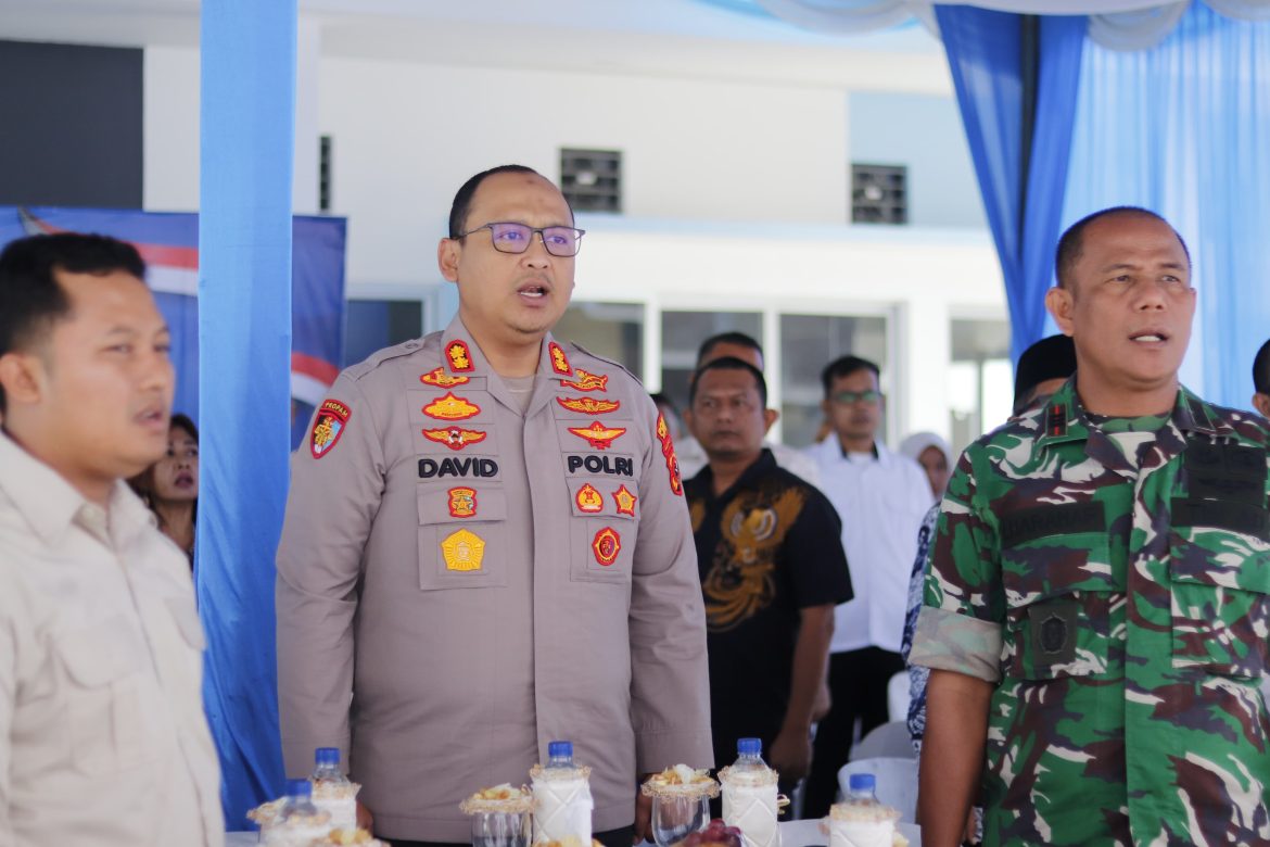 Presiden RI Prabowo Subianto Resmikan 1.072 SPPG dan 18 Gudang Ketahanan Pangan, Termasuk SPPG MBG Polres Langkat 1 Salapian.