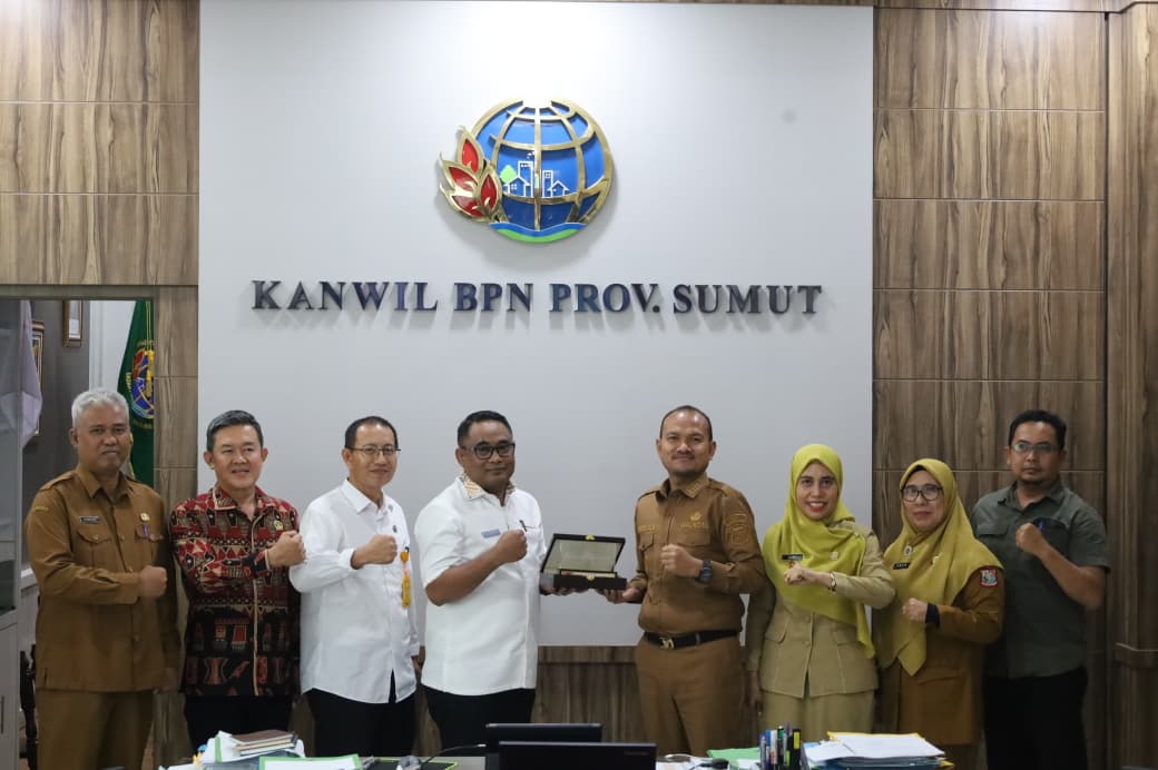 Pemerintah Kota Tanjungbalai Kunjungan Dalam Rangka Kordinasi Penerbitan Sertipikat Pulau di Kota Tanjungbalai