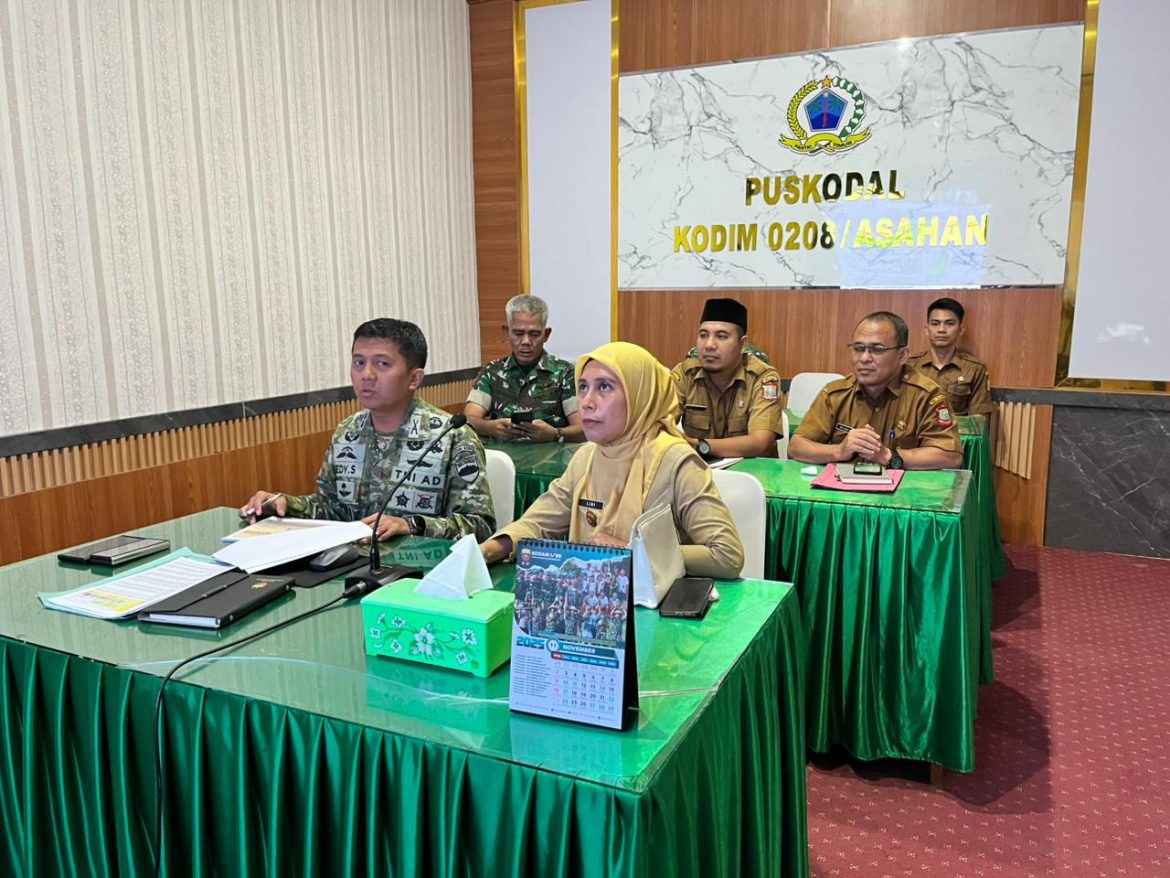 Tanjungbalai Bersama Dandim 0208/AS Ikuti Rakor Via Zoom Meeting Tingkat Kota Se-Indonesia