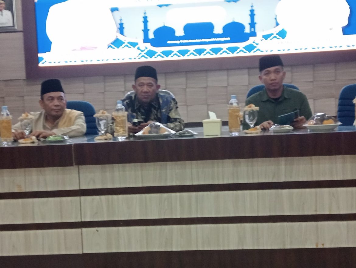 Bupati Langkat Buka Puasa Bersama Insan Pers di Ruang Pola Kantor Bupati Langkat.