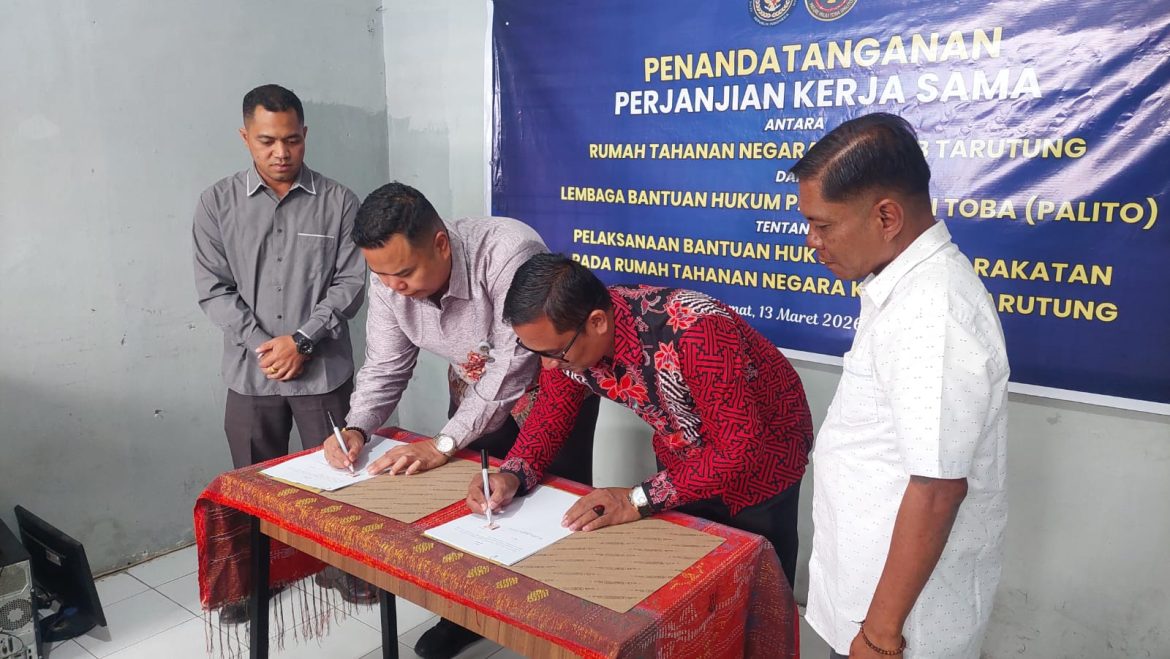 Sukses Teken PKS, LBH Palito Berikan Pelayanan Hukum dirutan IIB Tarutung