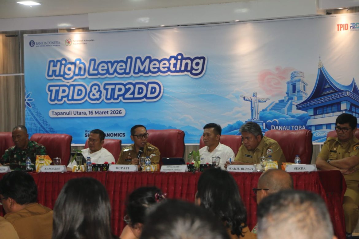 Bupati Tapanuli Utara Pimpin HLM TPID dan TP2DD: Fokus Stabilitas Harga dan Transformasi Digital