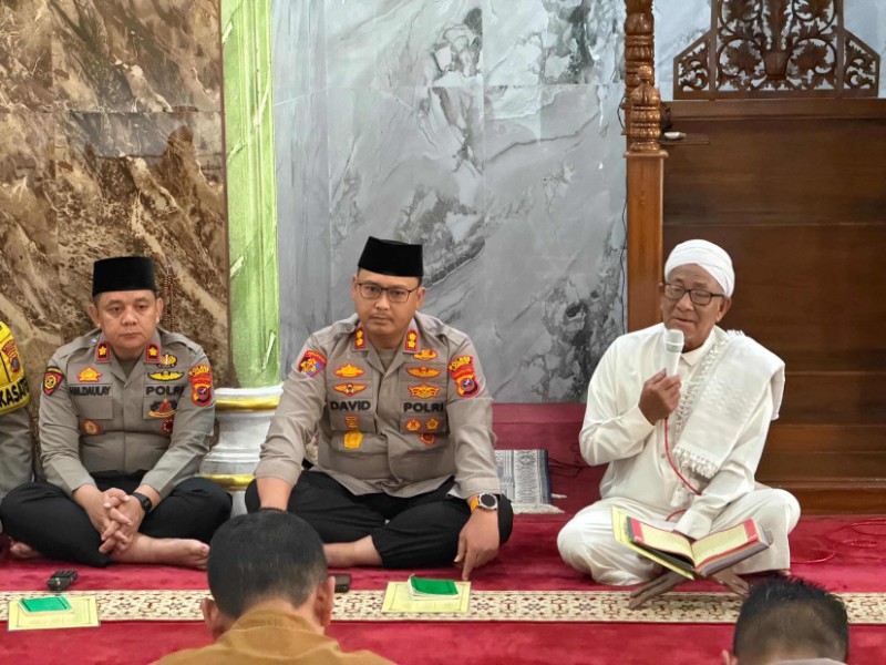 Personel Polres Langkat Laksanakan Binrohtal, Kapolres Tekankan Peningkatan Iman dan Integritas Pasca Lebaran