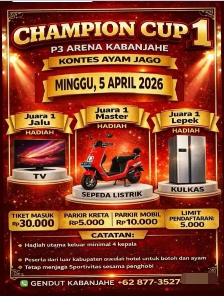 Judi Sabung Ayam Berkedok Kontes Terang-terangan di Kabanjahe, Kapolres Tanah Karo Pilih Diam?