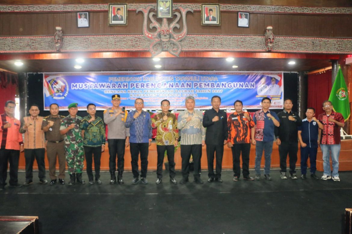 Bupati Tapanuli Utara Tekankan Akselerasi Pertumbuhan Ekonomi dan Penguatan SDM
