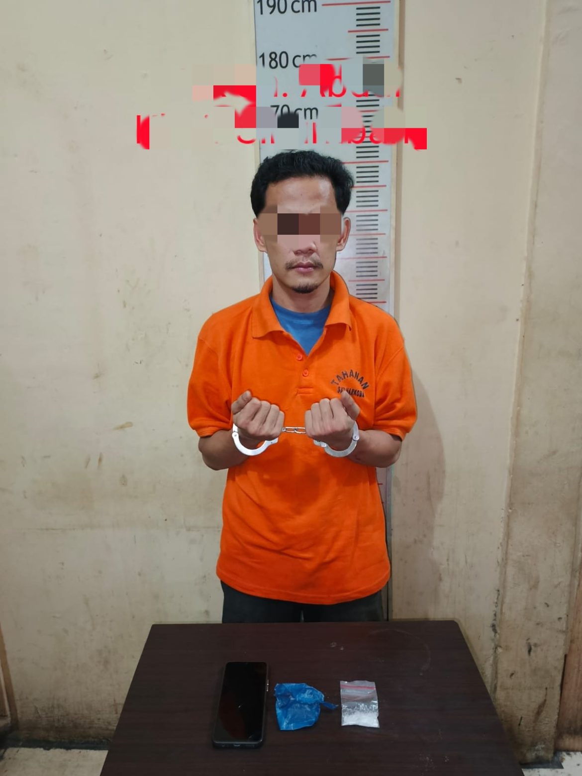 Satres Narkoba Polres Langkat Ungkap Kasus Sabu di Hinai, Seorang Pria Diamankan.