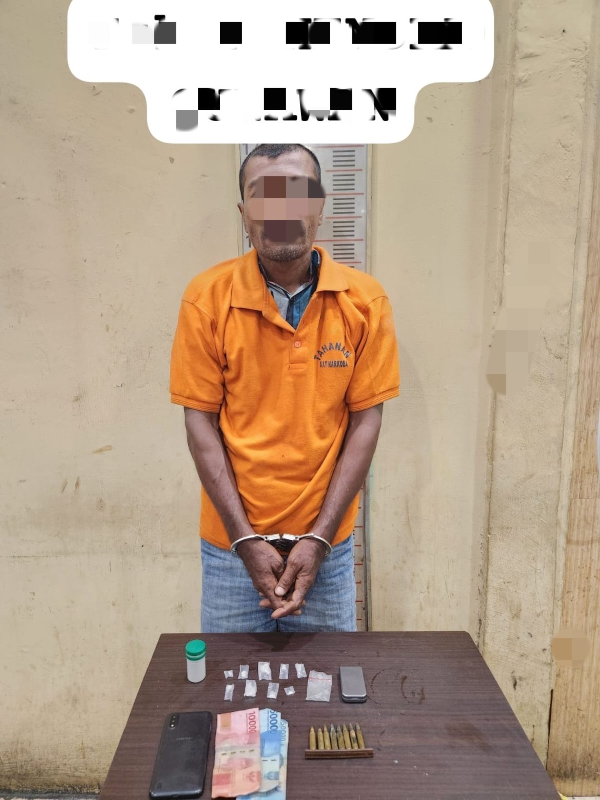 Satres Narkoba Polres Langkat Amankan Terduga Pelaku Sabu di Pangkalan Susu.