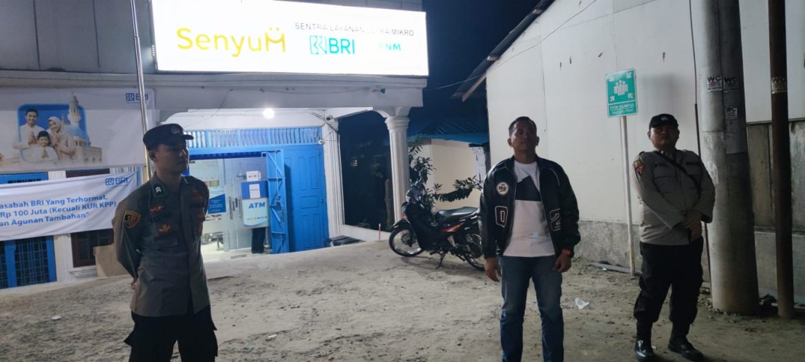 Polsek Gebang Intensifkan Patroli Blue Light, Antisipasi 3C hingga Aksi Premanisme.