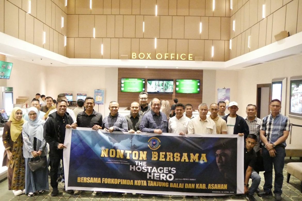 Nobar Film The Hostage’s Hero, Wali Kota dan Wakil Bersama Forkopimda Tanjungbalai dan Asahan