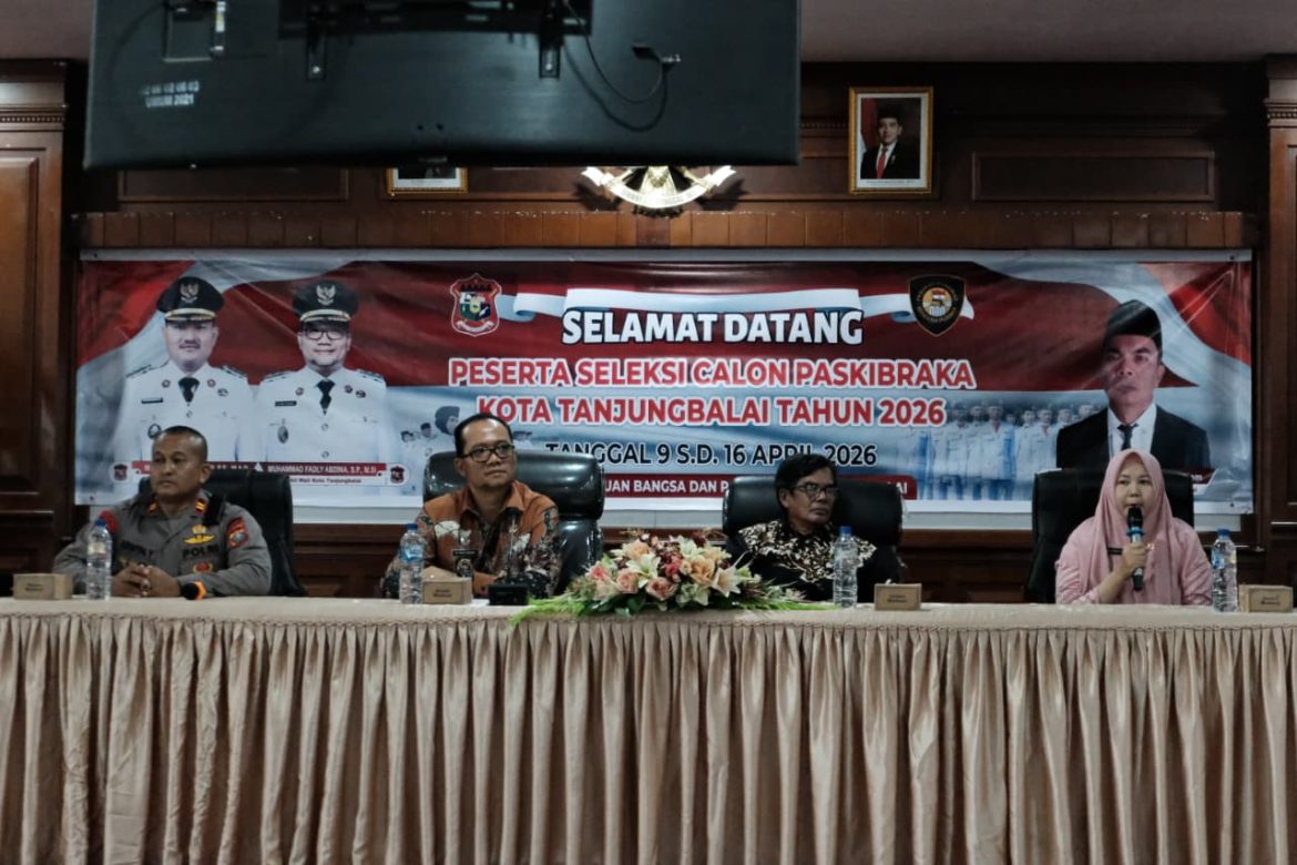 Tekankan Integritas dan Jiwa Kepemimpinan, Wakil Wali Kota Tanjungbalai Buka Seleksi Paskibraka 2026