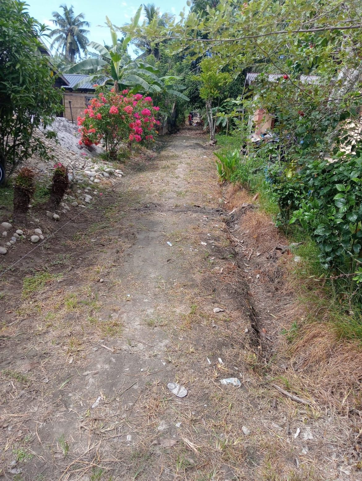 Awal Pengerjaan Jalan Paving Blok di Hinai Kiri, Secanggang.