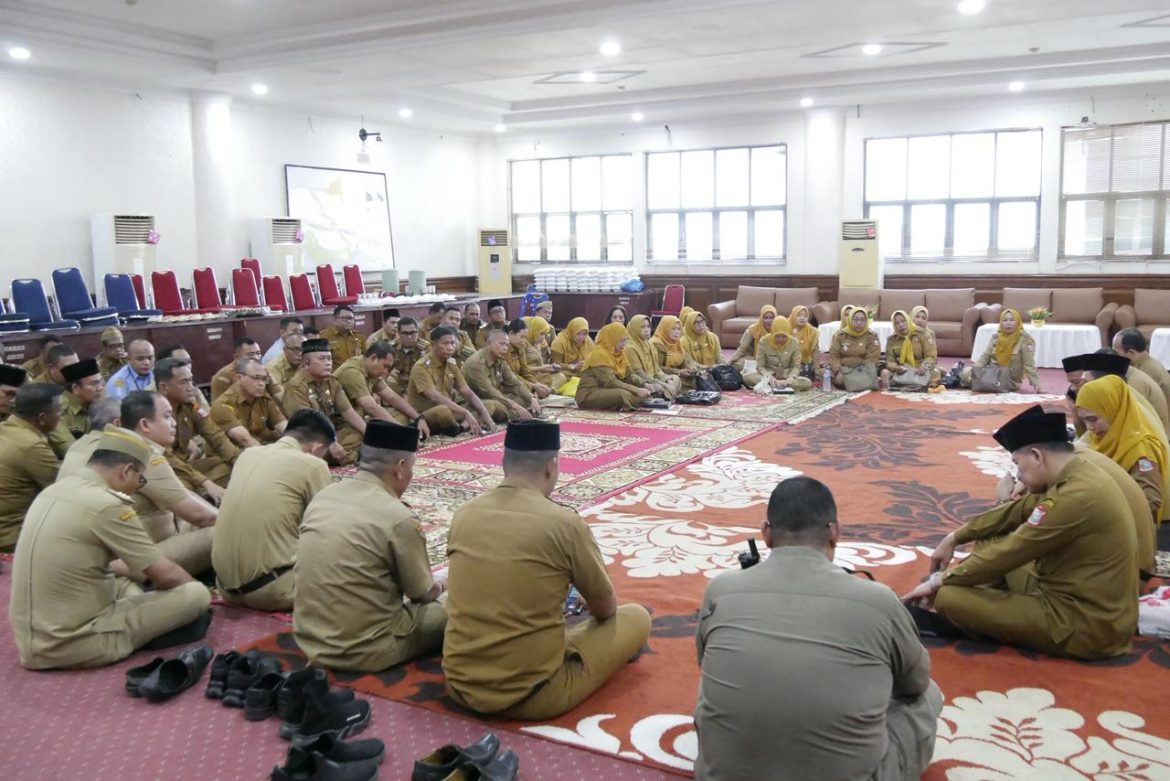 Wali Kota Mahrayuddin Salim Tepung Tawar dan Doa Bersama, Tunaikan Ibadah Haji