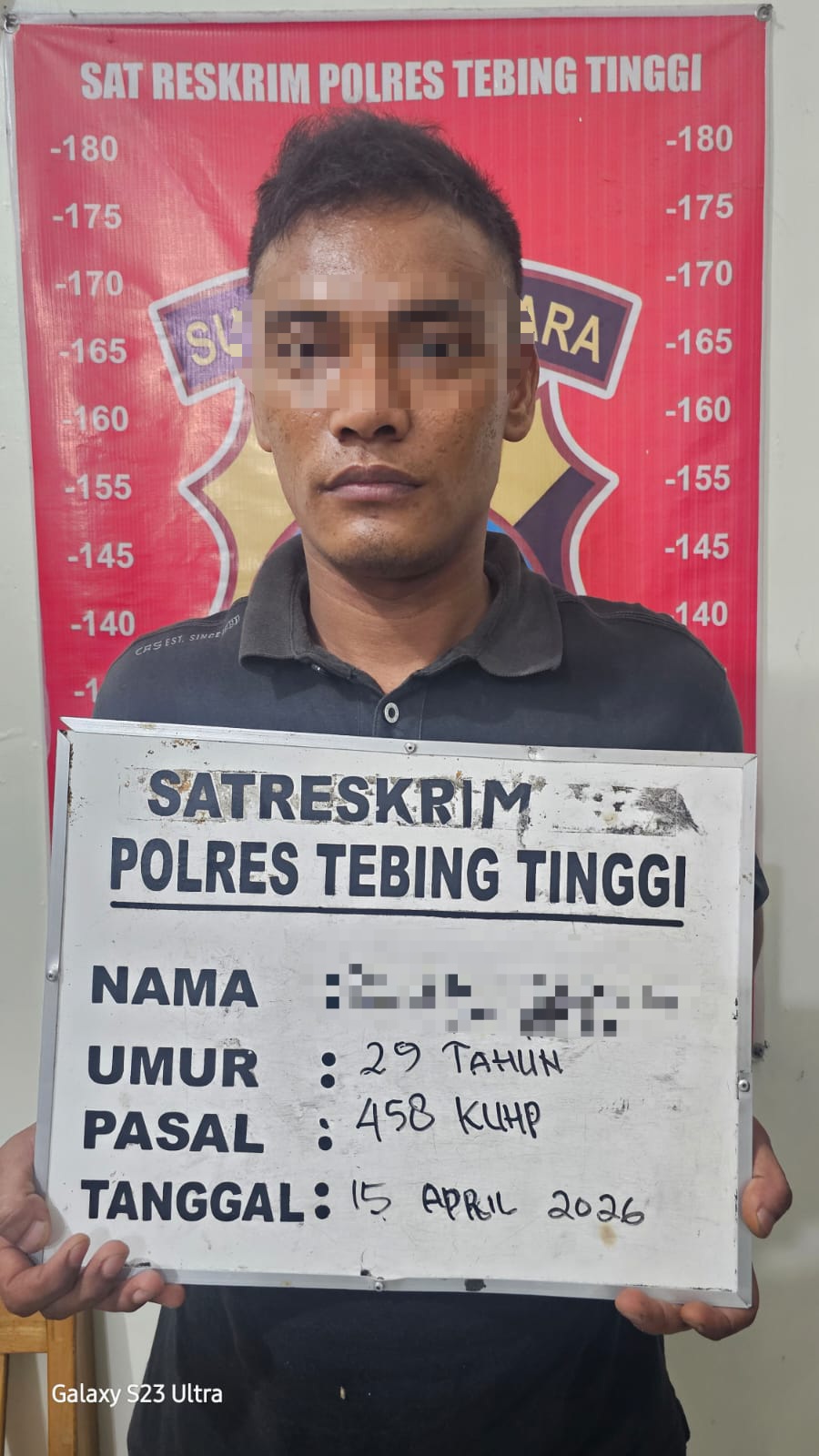 Merasa Di Hantui Pelaku Pembunuhan IRT Di Tebingtinggi Akhirnya Nyerahkan Diri
