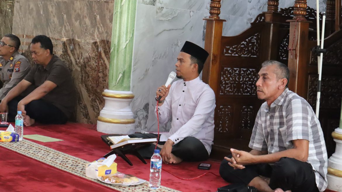 Personel Polres Langkat Laksanakan Binrohtal, Tingkatkan Keimanan dan Karakter Personel.